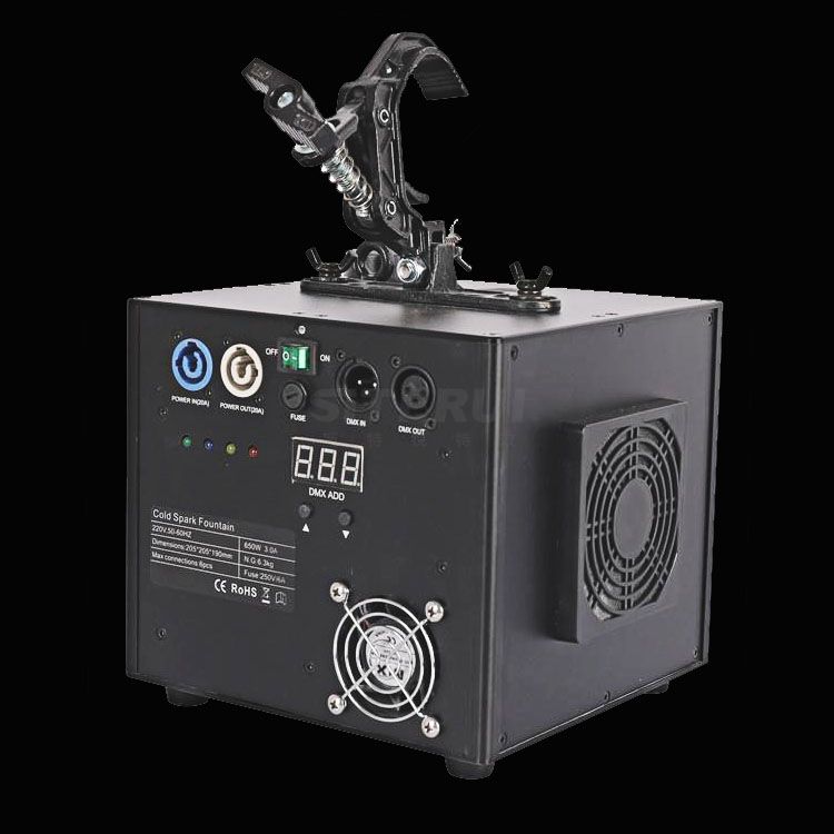 650w sparkluer machine DMX512+wireless remote